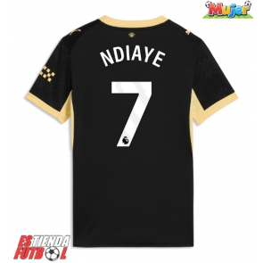Manchester City Iliman Ndiaye #7 Segunda Equipación Mujer 2026-27 Manga Corta